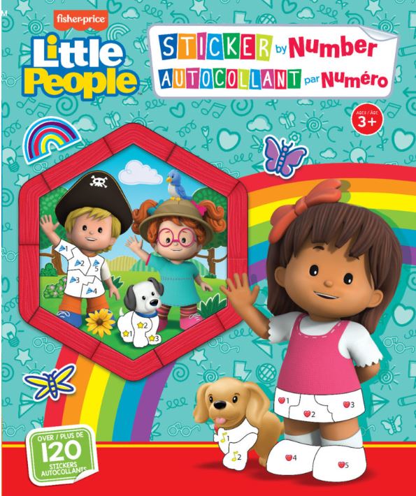 ACTIVITY BOOK - STICKER BY NUMBER ASST
