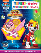 ACTIVITY BOOK - STICKER BY NUMBER ASST