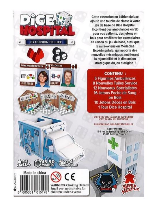DELUXE DICE HOSPITAL EXPANSION (FR)