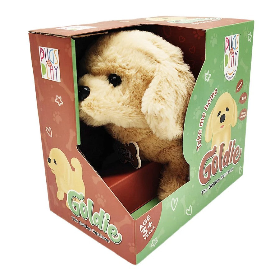PELUCHE INTERACTIVE FURRY FRIENDS - GOLDIE LE GOLDEN RETRIEVER
