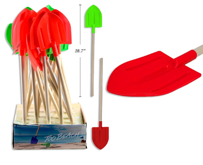BEACH SPADE 73 CM (28.7") ASST