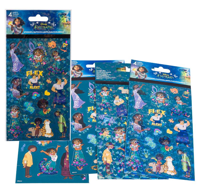 ENCANTO STICKERS - 4 SHEETS
