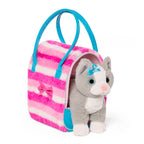 BATTAT PUCCI PUPS - GLAM BAG WITH PLUSH CAT