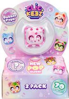 CLICKEEZ - SÉRIE 3 BUBBLE POPS - ENSEMBLE DE 2 PERSONNAGES SURPRISES ASST