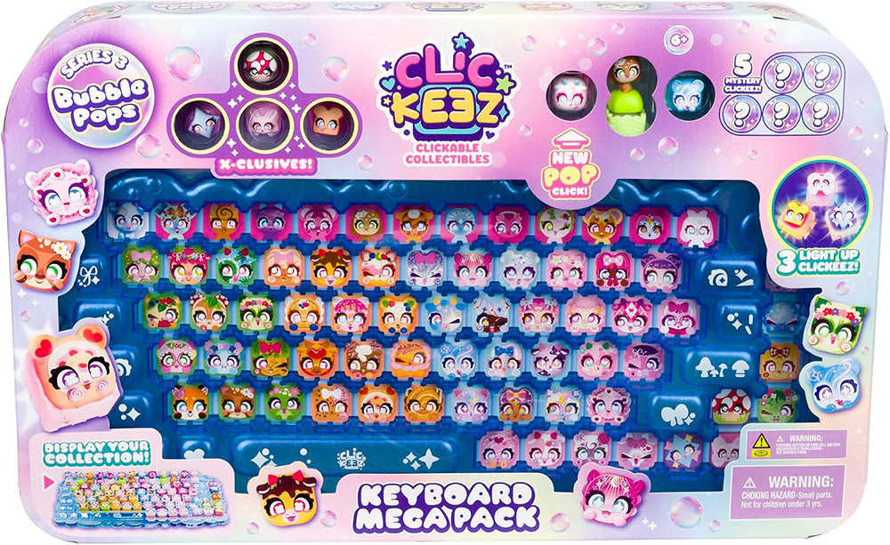 CLICKEEZ -  SÉRIE 3 BUBBLE POPS - MÉGA PACK CLAVIER