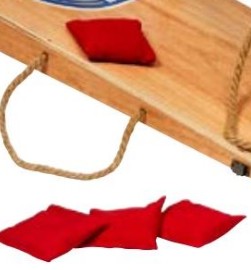 TACTIC - RED BAGS - CORNHOLE BAGS 4 PIECES