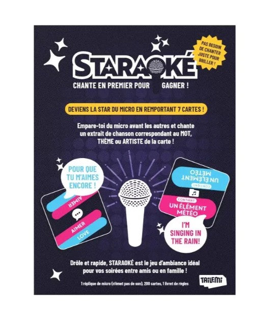 JEU STARAOKÉ - Version française