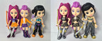 K-POP WARRIORS - SET OF 3 KPOP DEMON HUNTERS DOLLS (7"/18 CM) ASST