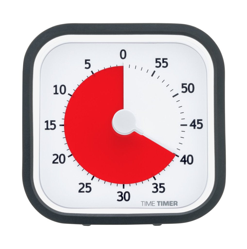 TIME TIMER AVEC OPTION SONORE GRAND (60 MINUTES)