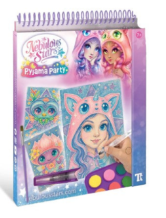 NEBULOUS STARS - ENSEMBLE DE PAGES D'AQUARELLE MAGIQUE - PARTY PYJAMA