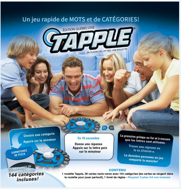 JEU TAPPLE - ÉDITION QUÉBÉCOISE