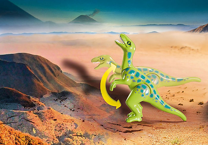 PLAYMOBIL DINOS - EXPLORER AND DINOSAURS CARRY CASE #70108