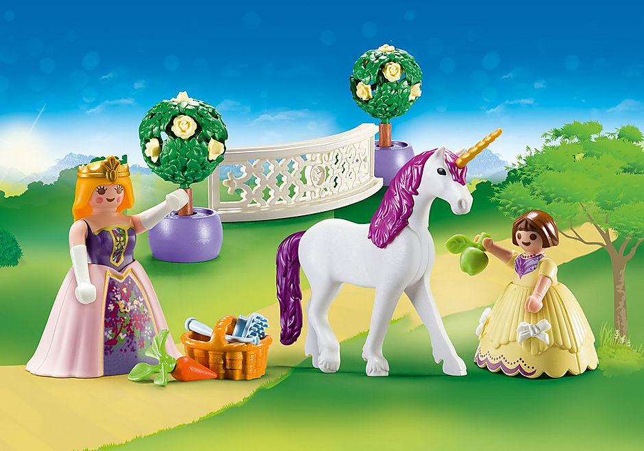 PLAYMOBIL PRINCESS - VALISETTE PRINCESSES AVEC LICORNE #70107