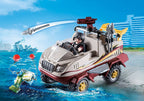 PLAYMOBIL - VÉHICULE AMPHIBIEN ET BANDIT #9364