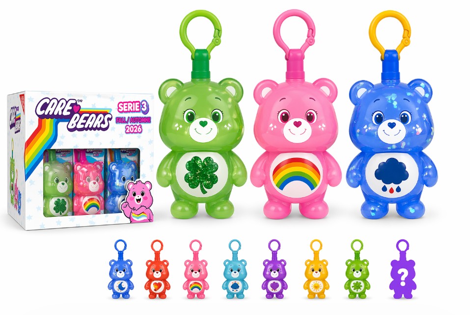 CALINOURS PORTE-CLÉS – FIGURINES MYSTÈRES AVEC ATTACHE – SÉRIE 3 15 CM (6")