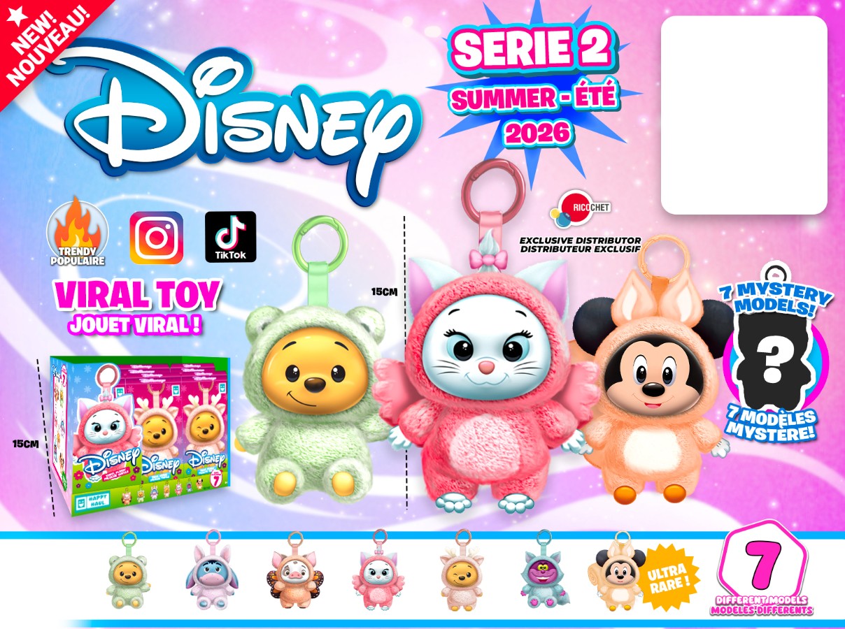 DISNEY – VINYL MYSTERY MINIS SERIES 2 6" ASST