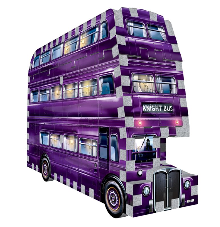 WREBBIT CASSE-TÊTE 3D 130 PIÈCES - LE MAGICOBUS MINI HARRY POTTER