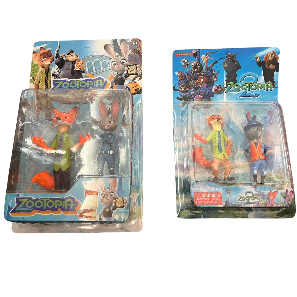 ZOOTOPIA - ENSEMBLE DE 2 FIGURINES 7 CM (2.75") ASST
