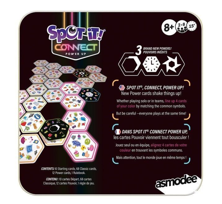 JEU SPOT IT! - CONNECT - POWER UP **EMBARGO** - Version multilingue
