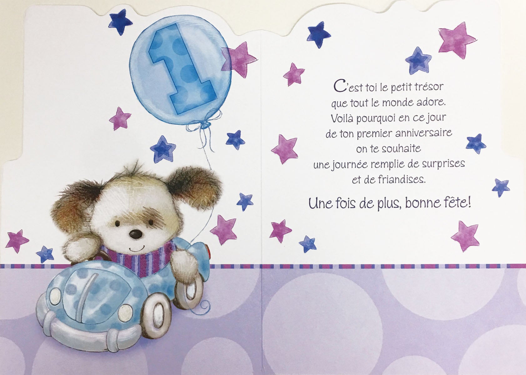1 AN - TU AS DÉJÀ 1 AN! BONNE FÊTE - DE ROSEDALE