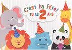 2 ANS - CARTE D'ANNIVERSAIRE GÉNÉRALE - C'EST TA FÊTE TU AS 2 ANS - DE MILLBROOK
