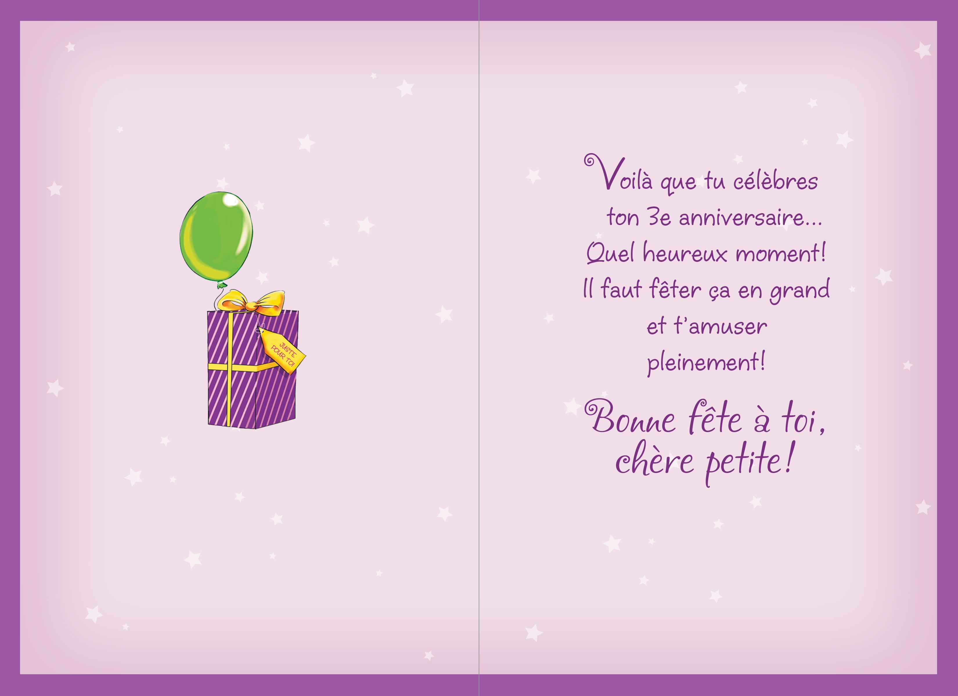 3 ANS - BONNE FÊTE, DÉJÀ 3 ANS! - DE ROSEDALE