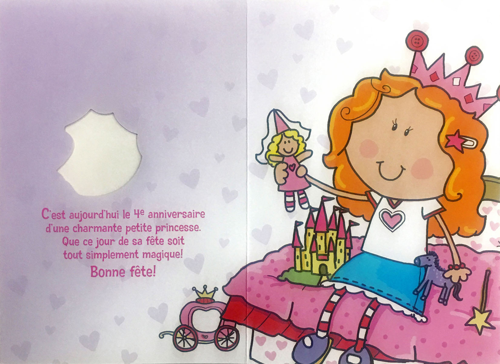 4 ANS - POUR TES 4 ANS CHÈRE PETITE! - DE ROSEDALE