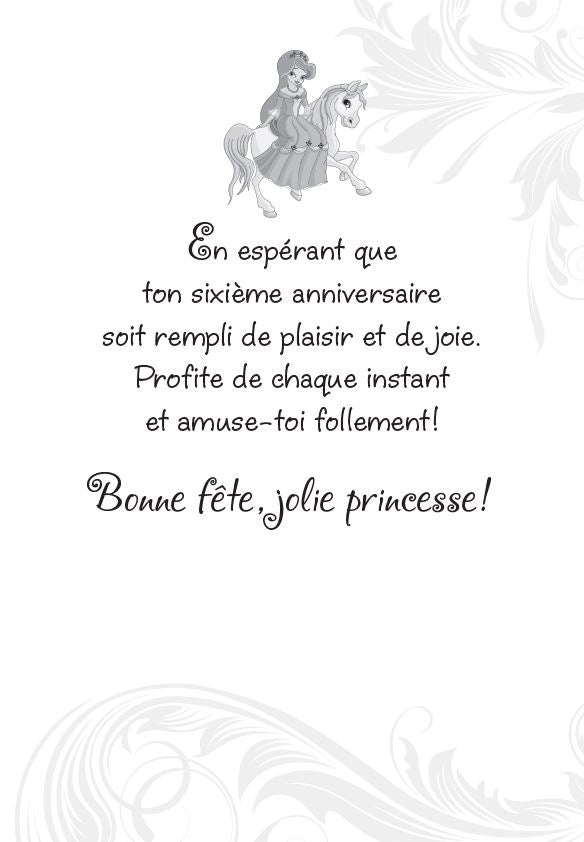 6 ANS - POUR TOI QUI AS 6 ANS AUJOURD'HUI! - DE MILLBROOK