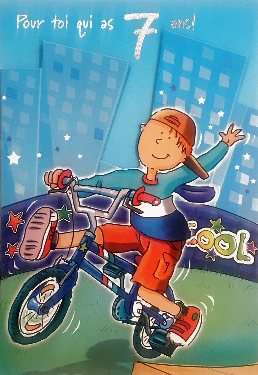 7 ANS GARÇON - POUR TOI QUI A 7 ANS! - DE ROSEDALE
