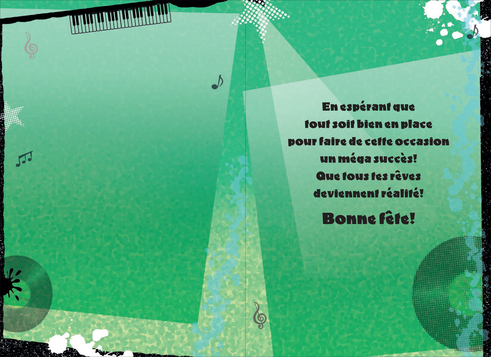 ANNIVERSAIRE - CARTE ROCKEUR - DE ROSEDALE