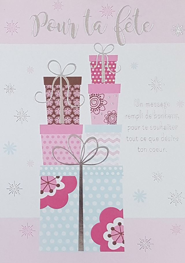 CARTE D'ANNIVERSAIRE - POUR TA FÊTE - DE ROSEDALE