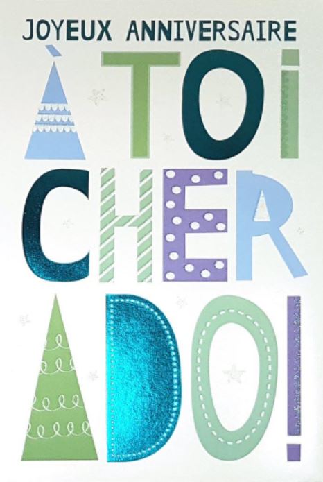 CARTE D'ANNIVERSAIRE - À TOI CHER ADO - DE MILLBROOK