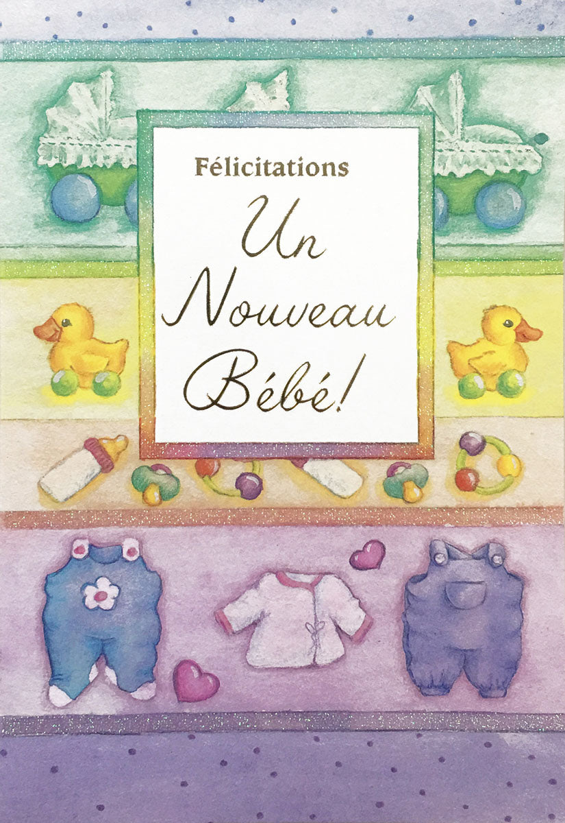 NAISSANCE - FÉLICITATIONS UN NOUVEAU BÉBÉ! - DE ROSEDALE
