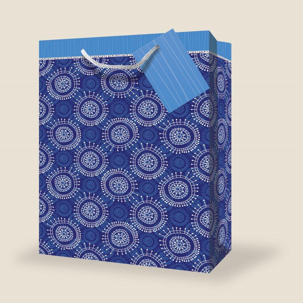 SAC CADEAU JUMBO - DIFFÉRENTS MODÈLES EN CARTON PLASTIFIÉ DE QUALITÉ ASST