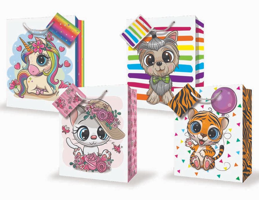 SAC CADEAU MOYEN - MIGNON ET CÂLIN ASST