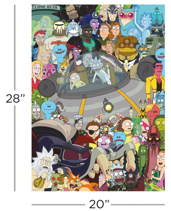 AQUARIUS CASSE-TÊTE 1000 PIÈCES - RICK & MORTY #65403
