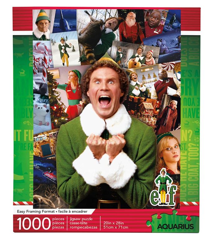 AQUARIUS CASSE-TÊTE DE NOËL 1000 PIÈCES - LUTIN #65366