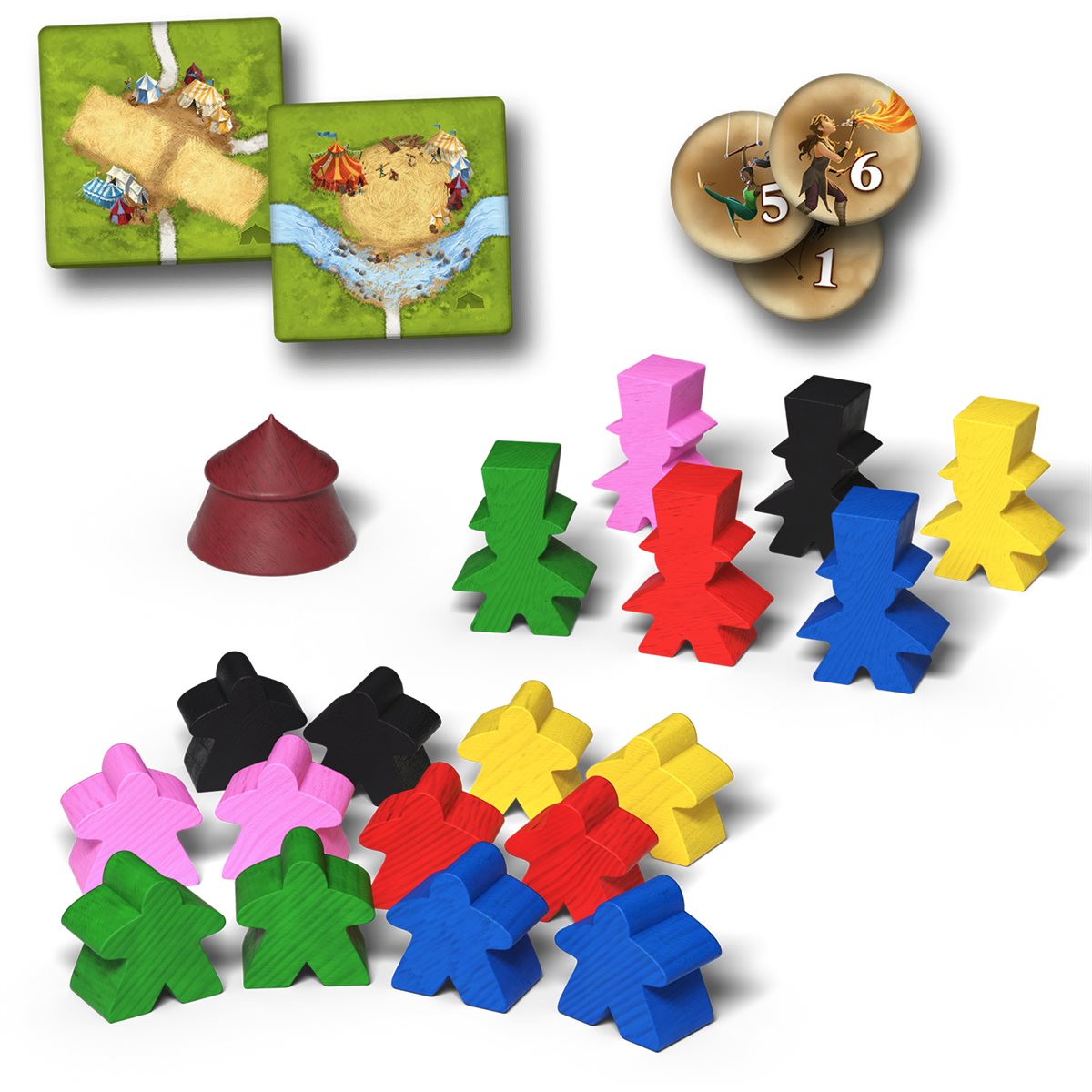 JEU CARCASSONNE - EXTENSION 10 : TOUS EN PISTE / CIRQUE & ARTISTES