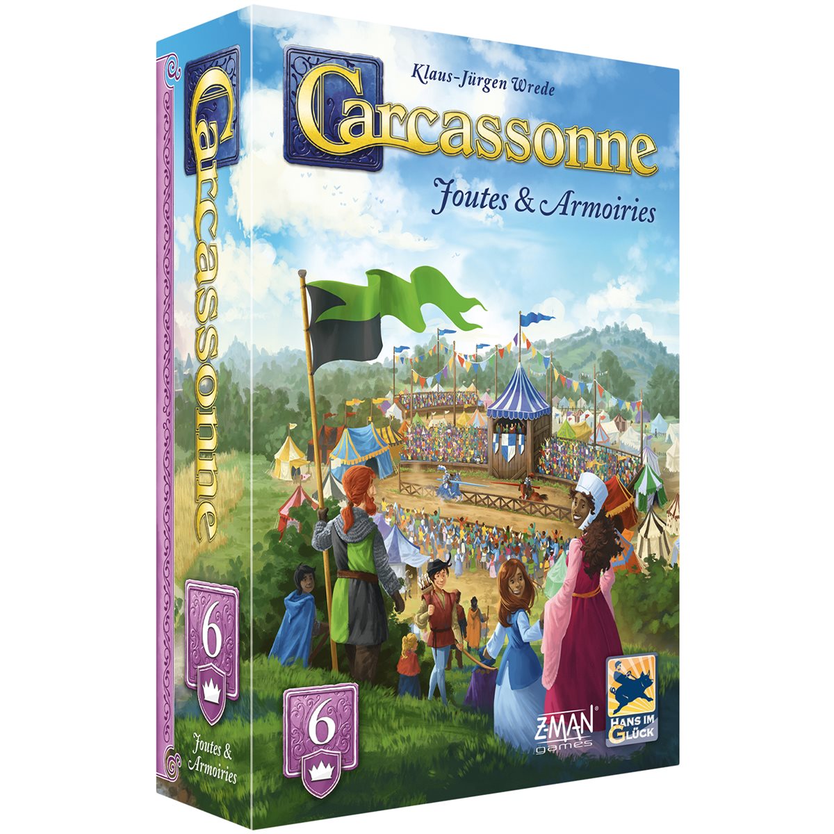 CARCASSONNE GAME - EXPANSION 6: COUNT, KING & CATHEDRAL