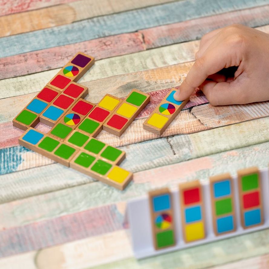 JEU CHROMINO - VERSION EN BOIS