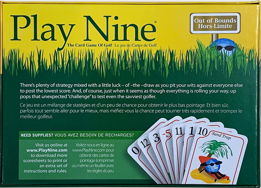 JEU DE CARTES - PLAY NINE
