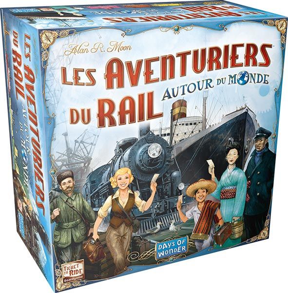 JEU LES AVENTURIERS DU RAIL - AUTOUR DU MONDE