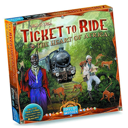JEU LES AVENTURIERS DU RAIL - EXTENSION : AFRIQUE - Version multilingue