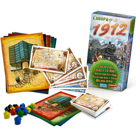 TICKET TO RIDE GAME - EXPANSION: EUROPE 1912 (EN)