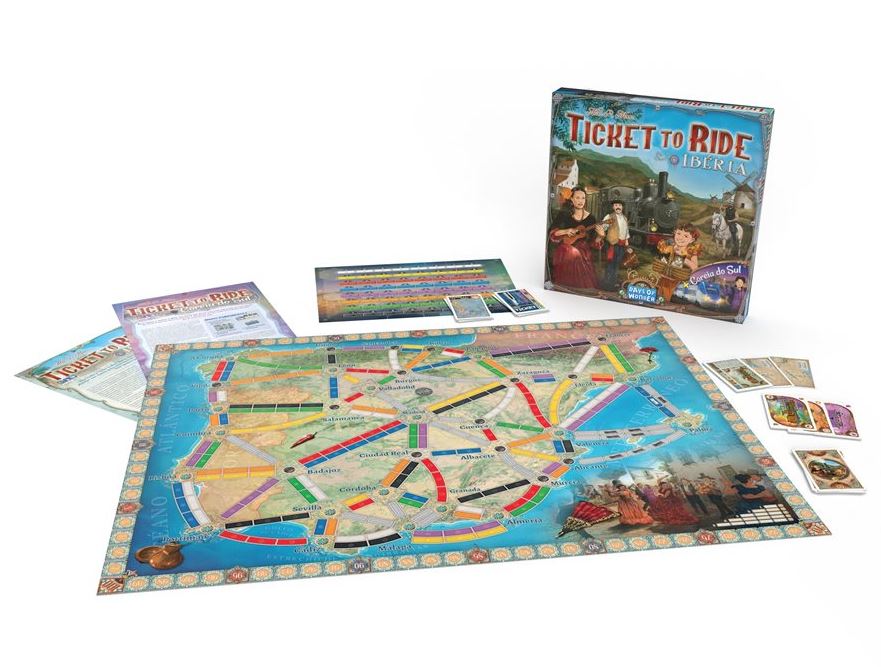 JEU LES AVENTURIERS DU RAIL - EXTENSION : IBERIA & SOUTH KOREA