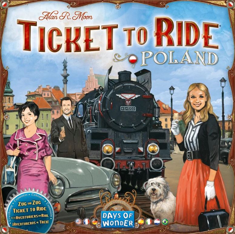 JEU LES AVENTURIERS DU RAIL - MAP #6.5 - POLAND (EXPANSION) - Version multilingue