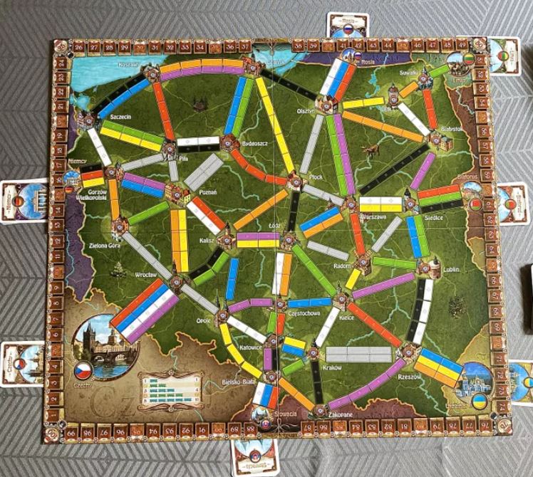 JEU LES AVENTURIERS DU RAIL - MAP #6.5 - POLAND (EXPANSION) - Version multilingue
