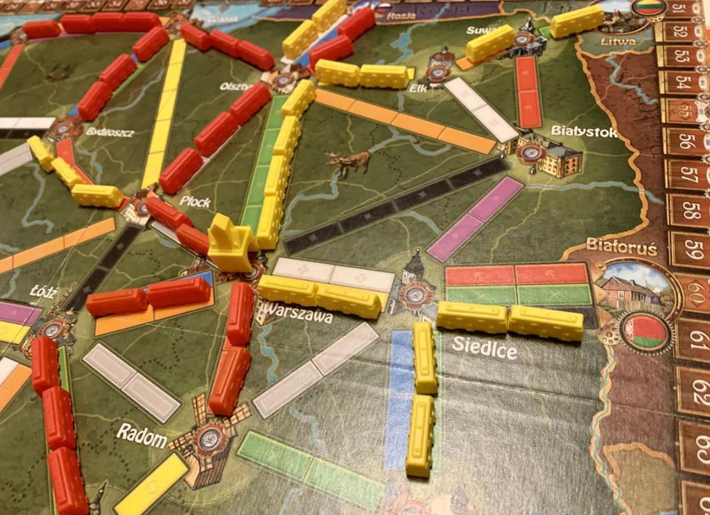 JEU LES AVENTURIERS DU RAIL - MAP #6.5 - POLAND (EXPANSION) - Version multilingue