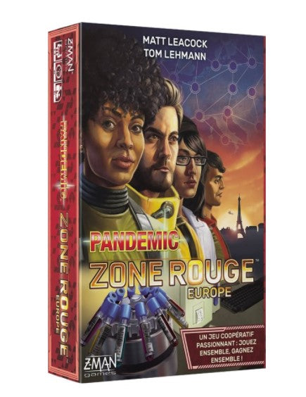 JEU PANDEMIC ZONE ROUGE - EUROPE
