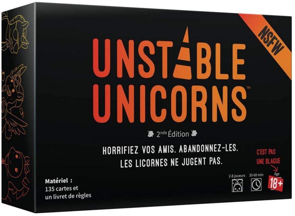 JEU UNSTABLE UNICORNS - NSFW - Version française